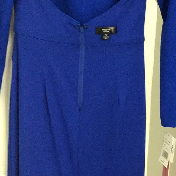 AQUA WOMENS FORMAL GOWN ROYAL BLUE SIZE 12 - Picture 14 of 16